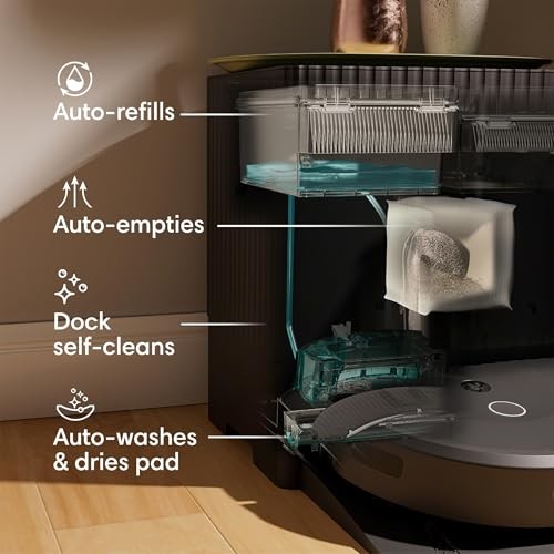 IROBOT ROOMBA COMBO 10 MAX ROBOT VACUUM AND MOP AUTOWASH DOCK - BLACK gallery