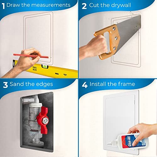 Access Panel for Drywall, Wall & Ceiling Hole Cover For Plumbing & Electric Use gallery