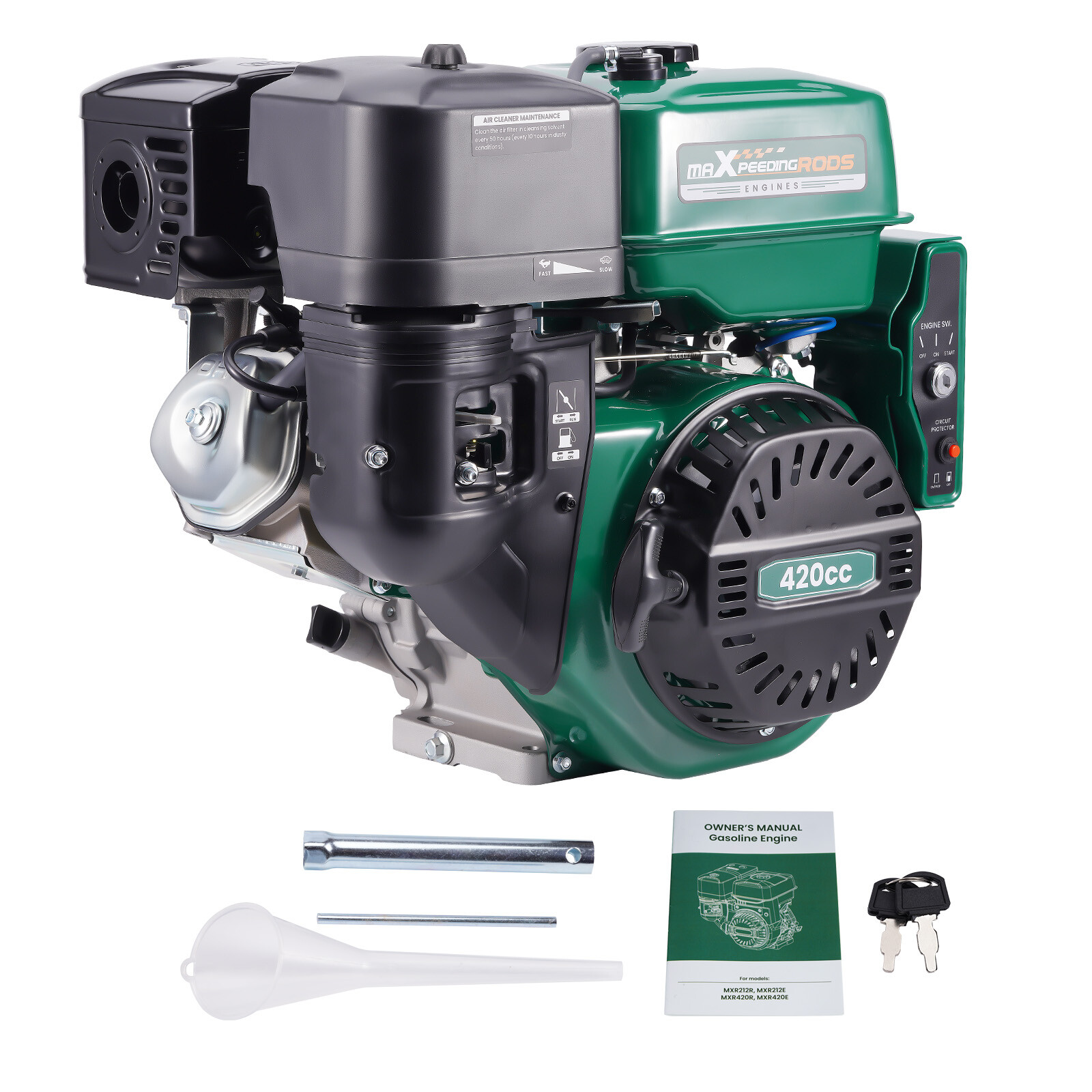 15HP 420cc Engine Motor Gasoline 4 Stroke Electric Start For Go-Kart Water Pump gallery
