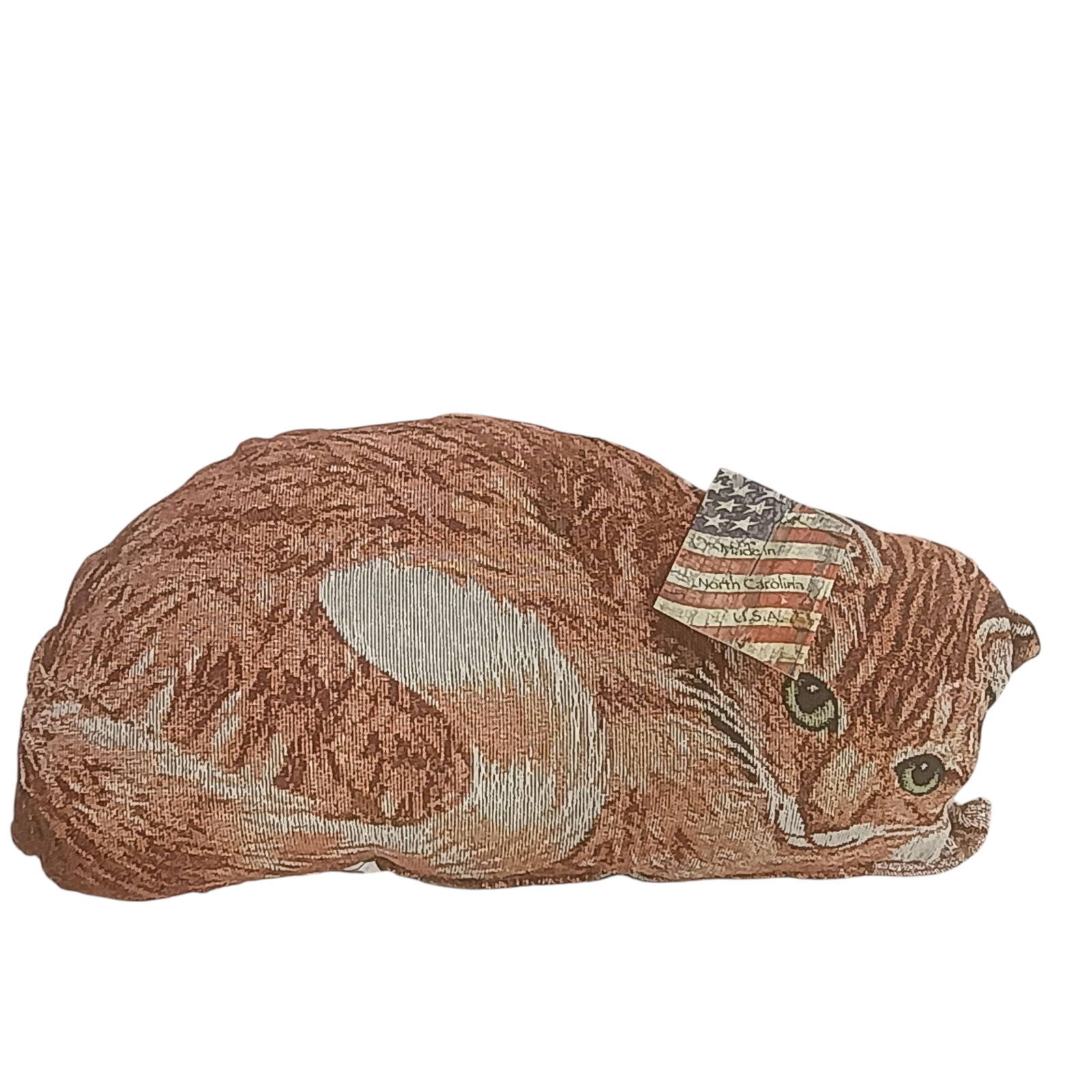 Manual Wooworkers & Weavers Cat Shaped Pillow 74-303 Decorative 20" Made In USA gallery