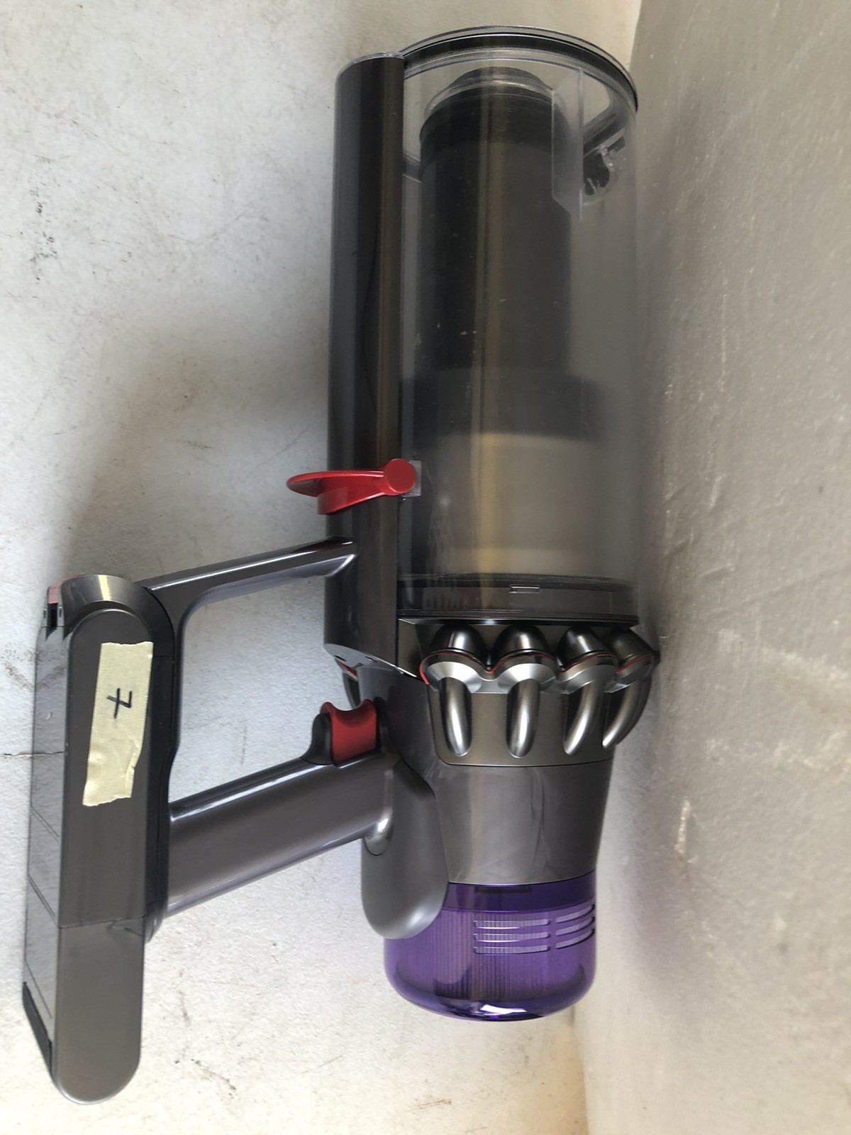 Dyson Outsize Plus SV29 Cordless Vacuum Nickel Parts Only Tested Working Good gallery