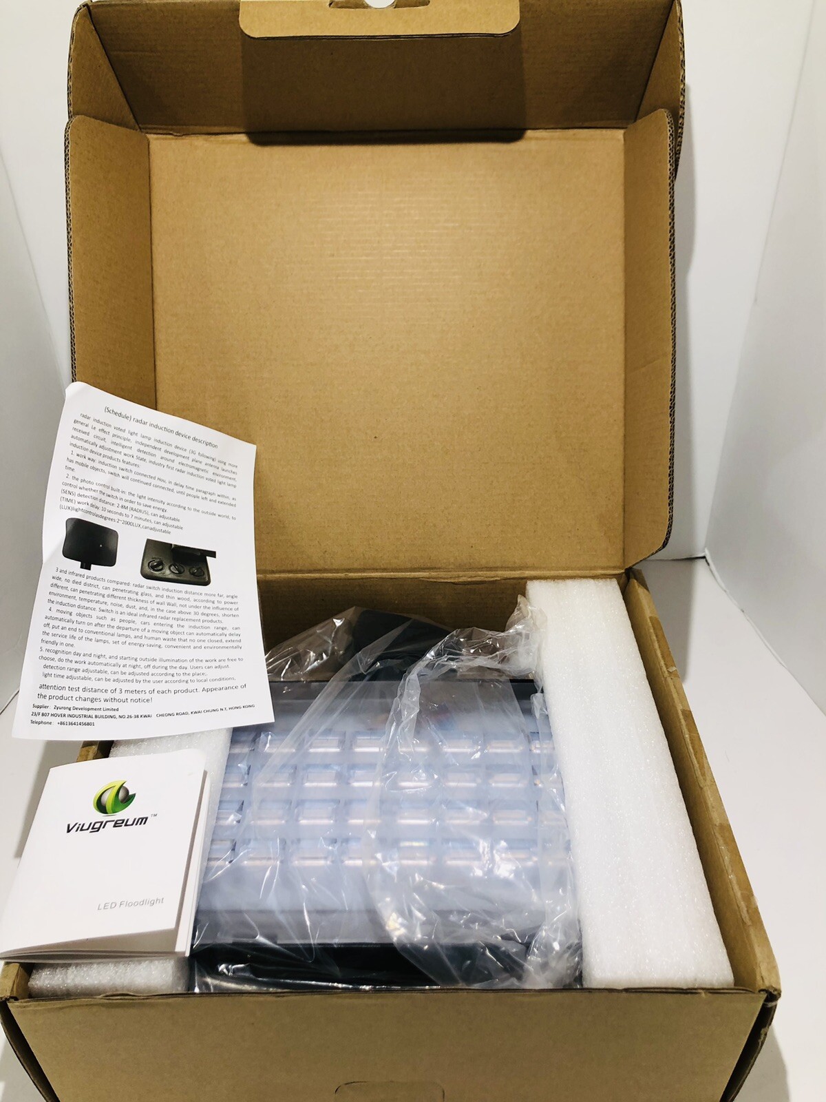 Viugreum LED Flood Light Outdoor Spotlight JPD6GPT100WB 100V gallery