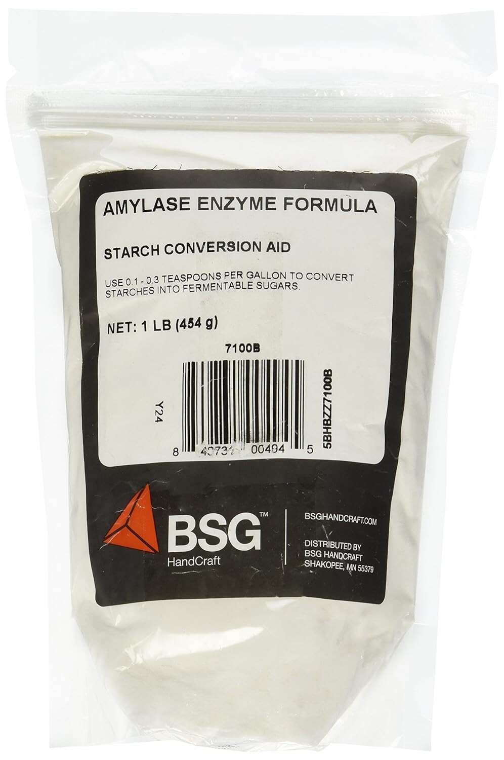 Amylase Enzyme Formula - 1 LB Authentic BSG gallery