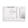 Transparency SEC Size Estimation Chart 8cm 0.2mm Diameter Area Line Width gallery