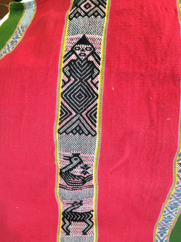 Peruvian Alpaca Wool Table Runner Andean Handwoven Traditional 68" x18" gallery