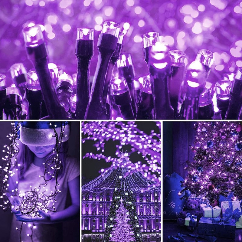 100 LED 8 Modes Solar String Lights Outdoor Garden Party Xmas Fairy Wedding Lamp gallery