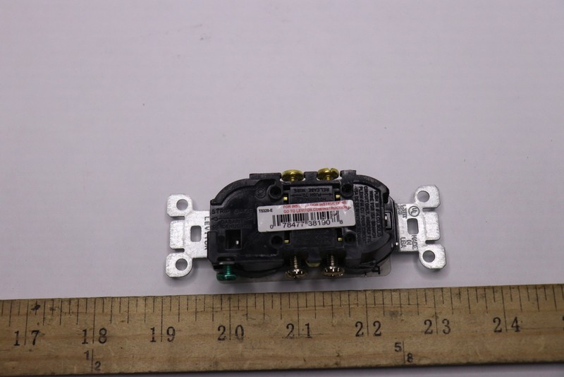 Leviton 15 Amp Tamper Resistant Duplex Outlet Black R55-T5320-00E gallery