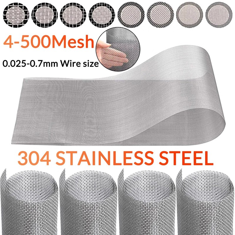 Woven Wire Mesh (filter grading sheet) Stainless Steel Metal Silk to Heavy Gauze gallery