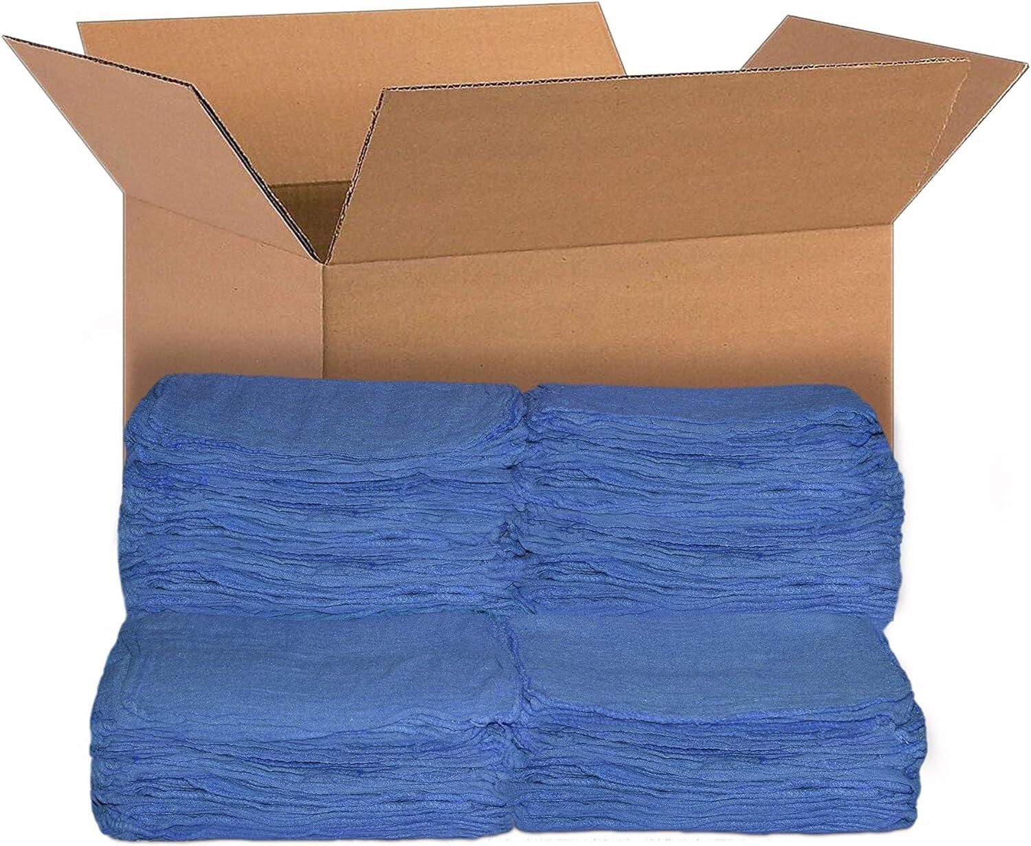 1000 Bulk Industrial Shop Towels Cleaning Rags Cotton 12"x12" gallery