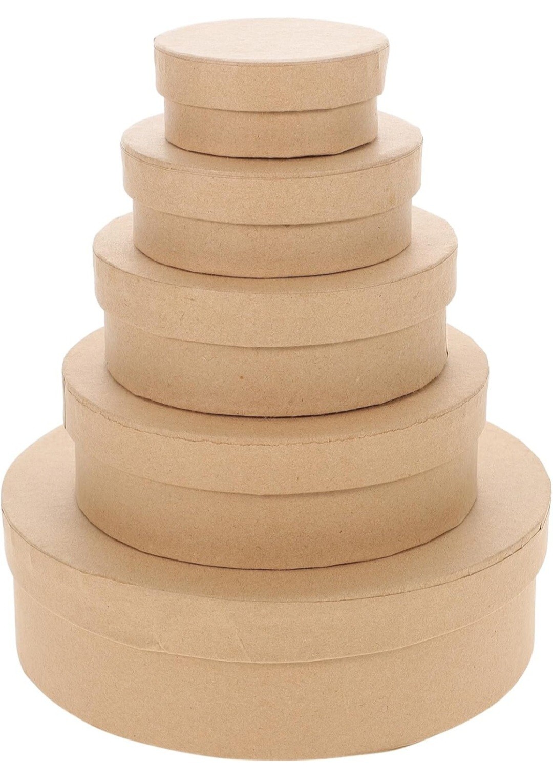 5 Pcs Big Boxes Decorative for Presents Round Carton Candies Container gallery