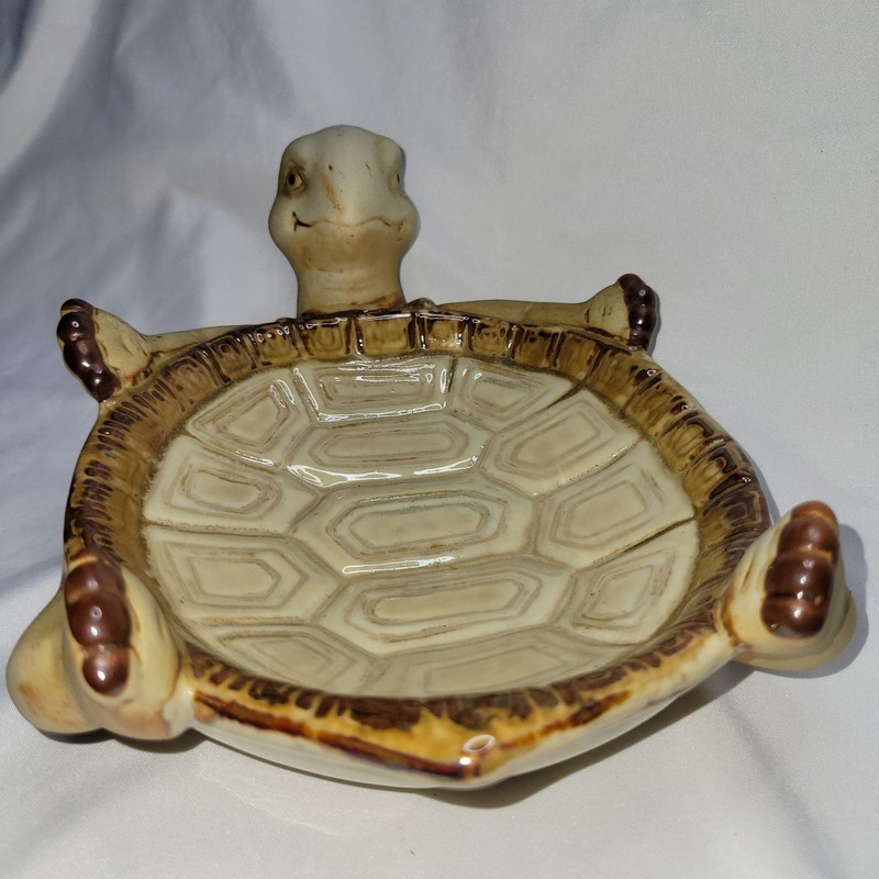 Unique Vintage Turtle Dish Trinket Candy Bowl gallery