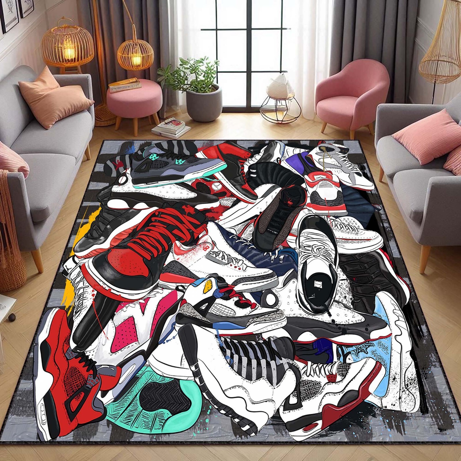 Sneakers Rug, Sneaker, Sneakers, Sneakers Shoes Cool Rug, Hypeast Sneakers Rug gallery