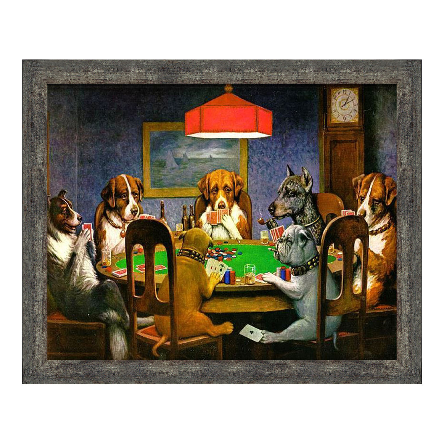 Dogs Playing Poker by Cassius Marcellus Coolidge, Famous Wall Art Collection gallery