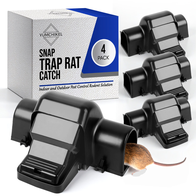 Snap Catch Rat Tunnel Trap – Humane Reusable Rodent Catcher for Indoor & Outdoor gallery