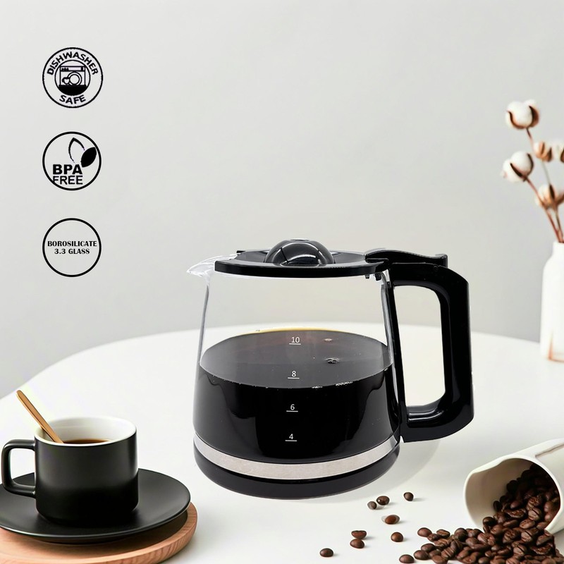 12 Cup Coffee Pot replacement Compatible Mr. pot, Clear gallery