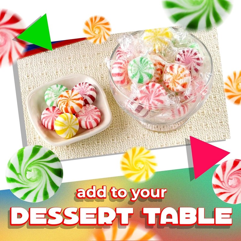 Starlight Assorted Fruit Flavored Mints, Bulk & Delicious Hard Candy (5 Pounds) gallery