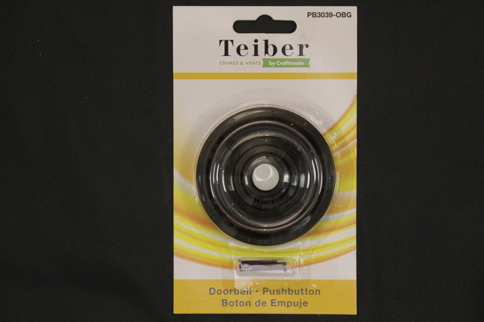 Craftmade/Teiber PB3039 2-9/10" Tall Lighted Pushbutton Doorbell New gallery