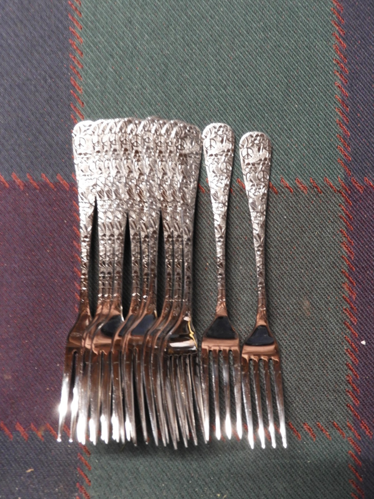 12 - Liberty Tabletop - Woodstock Dinner Place Forks - 8 in. - NEW 2nd gallery
