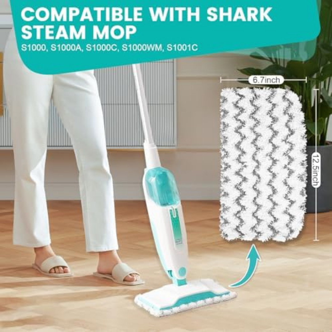 6 Pack Steam Mop Replacement Pads for Shark Steam Mops gallery