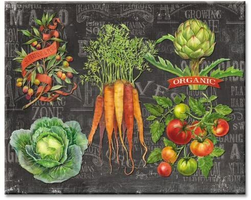 "Chalkboard Veggies" Counter Saver, 12 x 15 Inches gallery