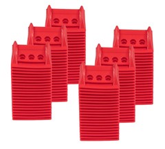 120Pc Red 4″x6″ Flatbed Edge Protectors w/ Carrying Case Strap Corner Protector