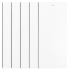 Vertical Blind Slats Vanes Replacement Blinds for House Kitchen 82.5″ White FREE