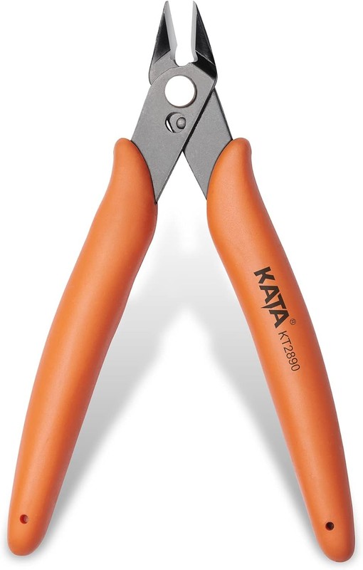 Micro Wire Cutters 5" Precision Flush Pliers, Mini Side Snips for Jewelry, Hobby gallery