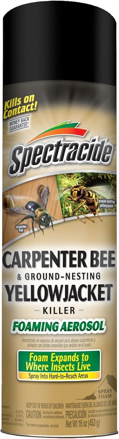Spectracide Carpenter Bee And Ground-Nesting Yellowjacket 1 Pack, Yellow gallery