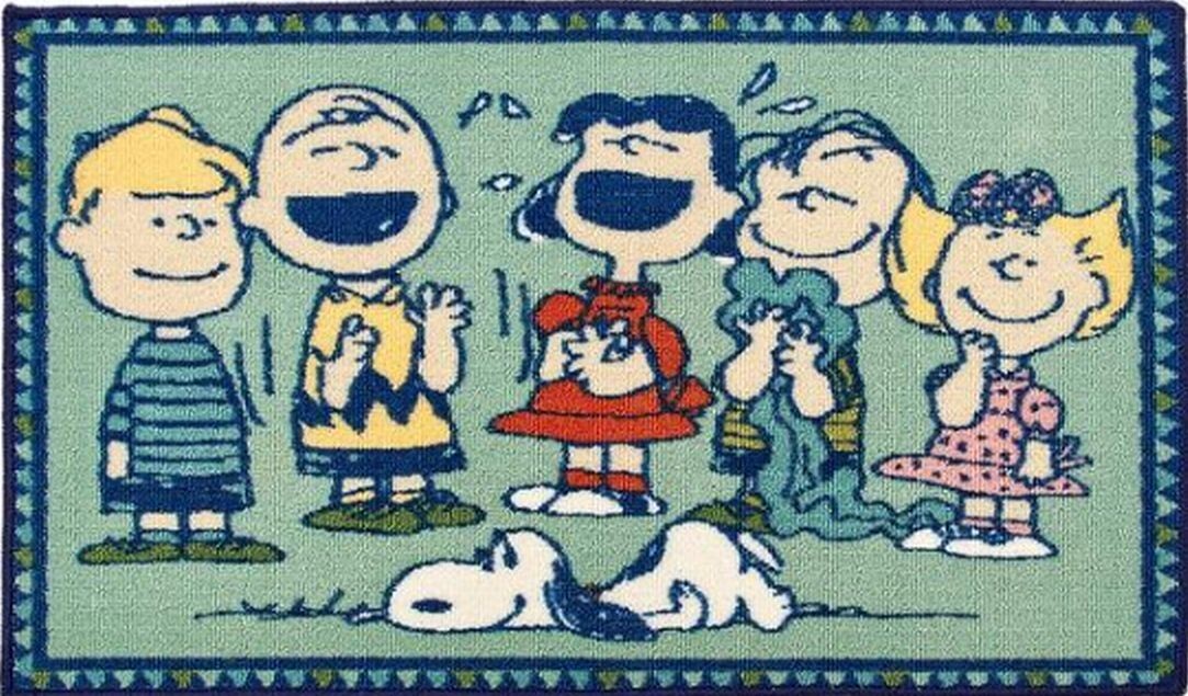 Kitchen Accent Rug (17"x28") PEANUTS CHARACTERS, FRIENDS GATHER TOGETHER # 3, NR gallery