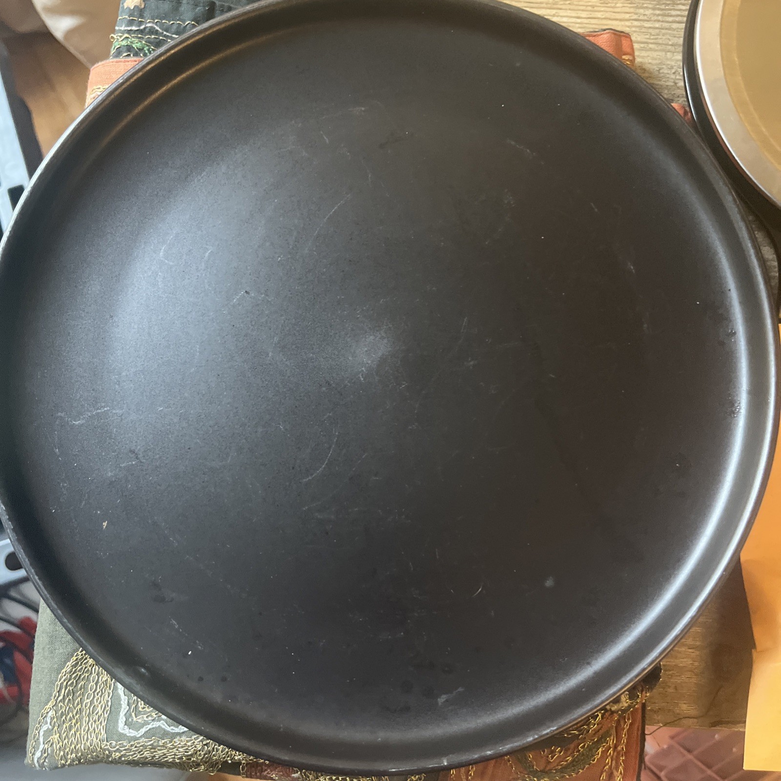 (4 pack) Mainstays Alessandra Matte Black Stoneware Dinner Plate gallery