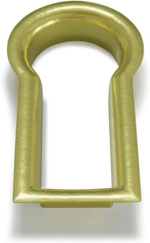 Fitted Keyhole Insert, Solid Brass B-3568SB I.D.:1/2' X 1/4", O.D. 5/8" X 3/8" gallery