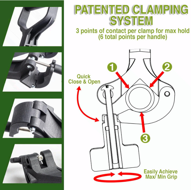 Universal Handle Attachment for Trimmer, Shovel & Garden Tools, Back Saver gallery