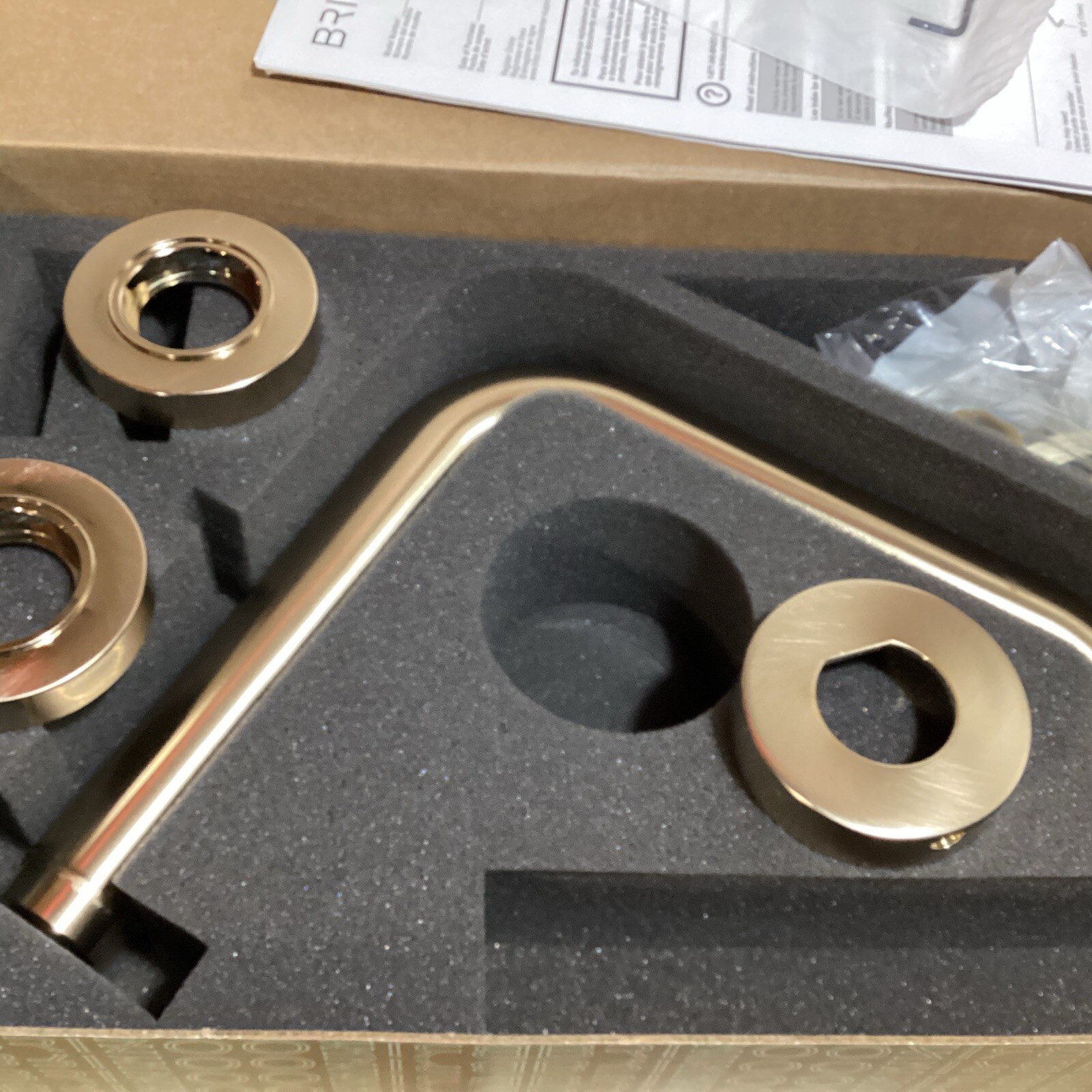 Brizo T67335-GLLHP Litze Deck Mounted Roman Tub Filler. Luxe Gold gallery