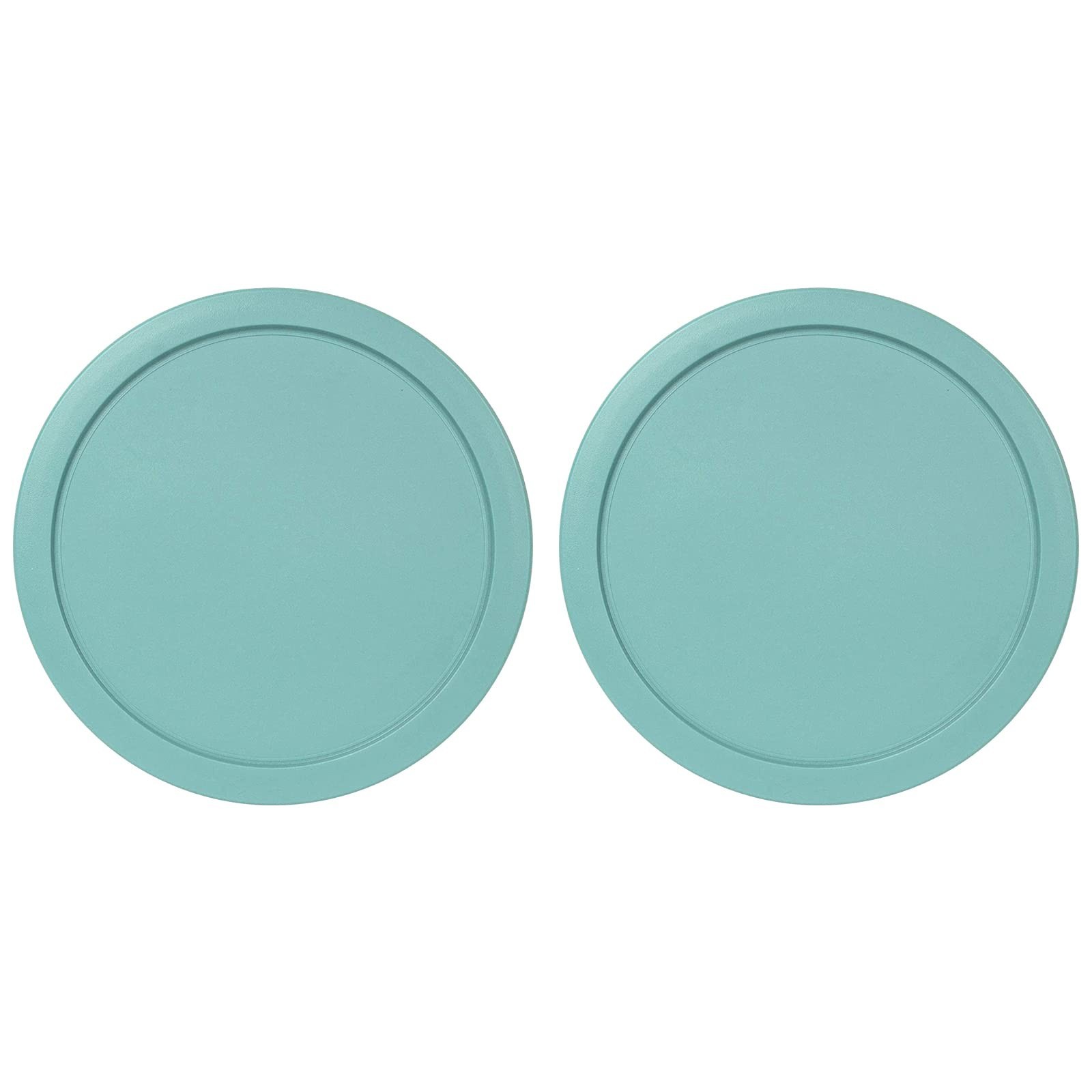 Replacement Lid for Pyrex 1-CUP Storage Cover 4" Bowl 7202-PC Turquoise (2 pcs) gallery