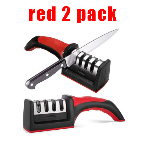 Knife Sharpener Professional Ceramic Tungsten Kitchen Sharpening System 4 Stage gallery