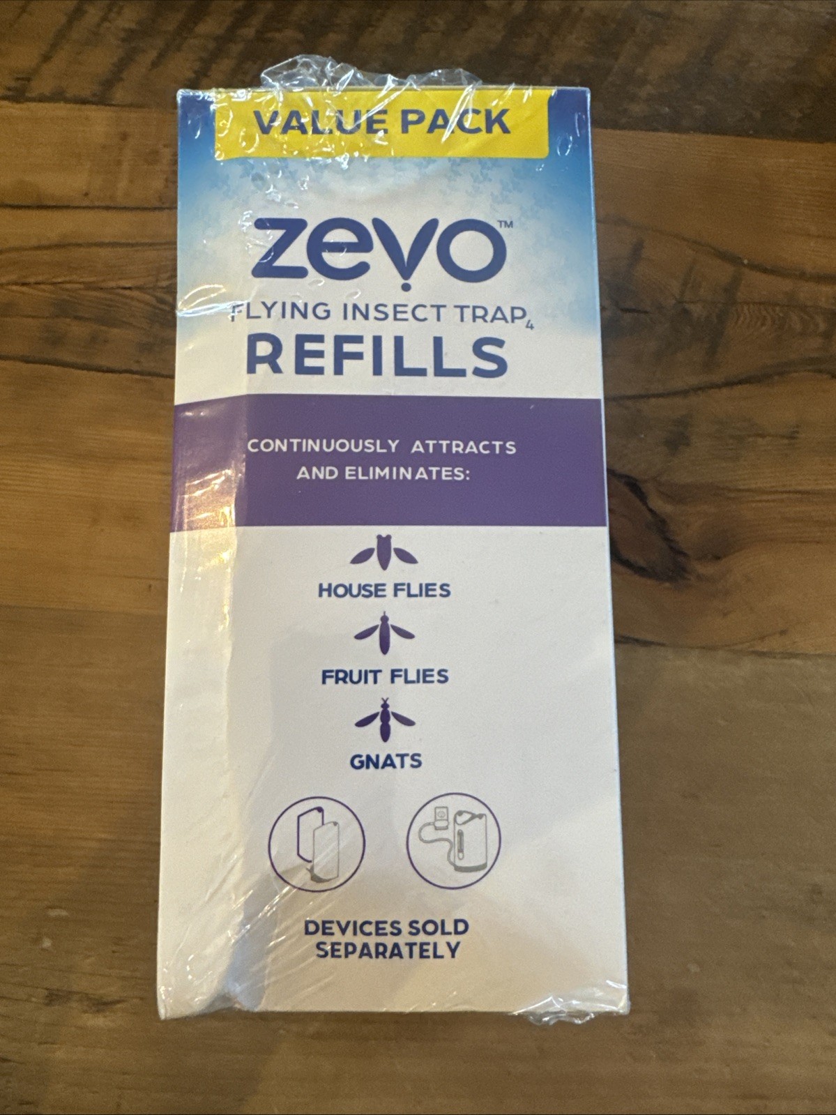 Zevo Flying Insect Trap, Fly Trap Refill Cartridges 4 Cartridges gallery