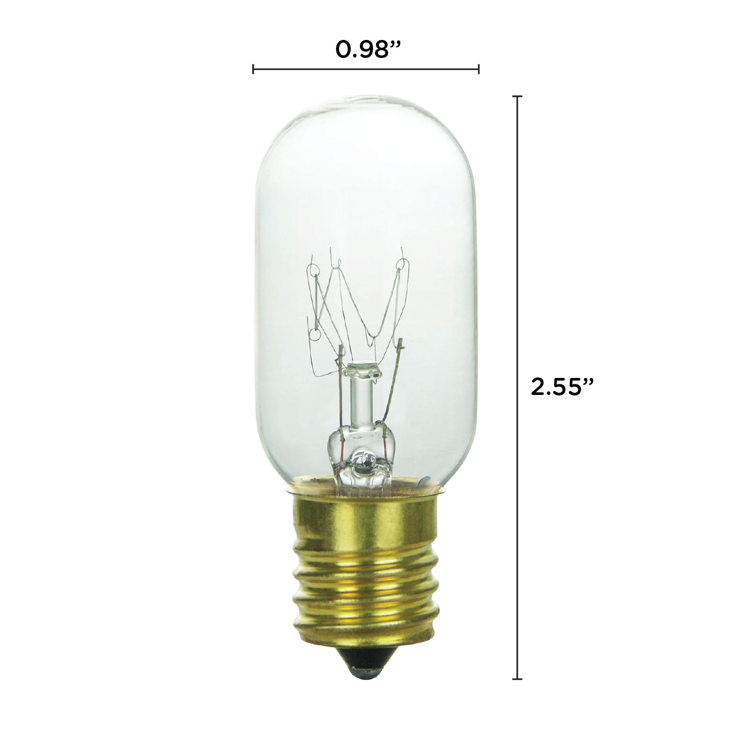 6 Pack 40W T8 Tubular Indicator Appliance Microwave Intermediate E17 Light Bulb gallery