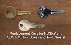 Hammerhead R601-R620 Key Replacement Hammerhead, Toolbox R601-R620 Tool box key