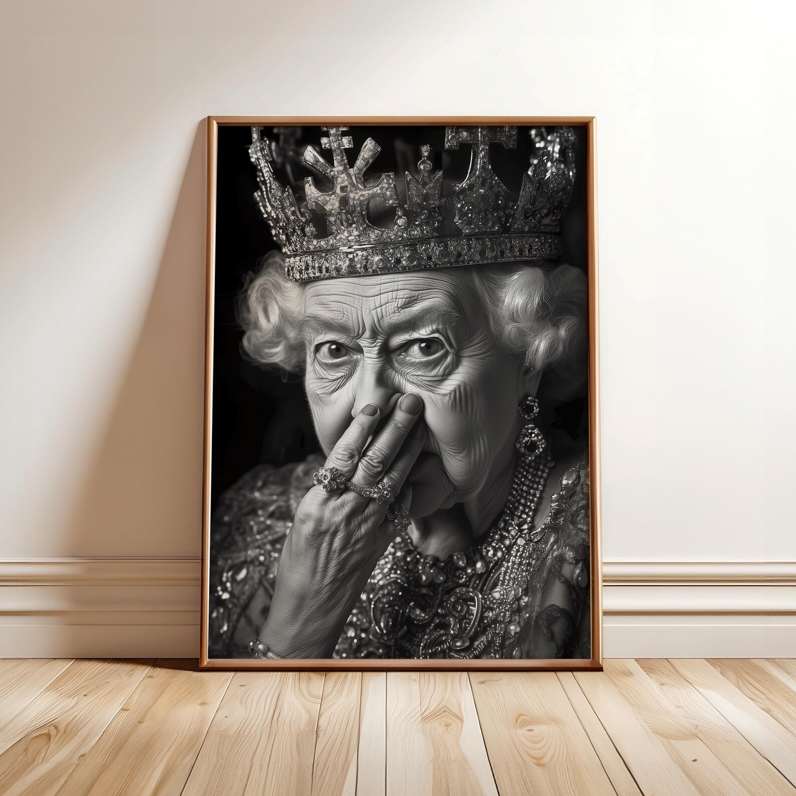 Funny Bathroom Print, Bad Smell Fun Poster, Vintage Queen Wall Art, Toilet Humor gallery