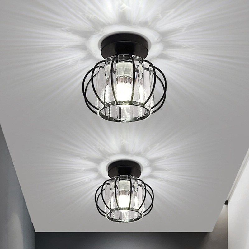 Flush Mount Ceiling Light Iron Chandelier E27 Porch Hallway Pendant Lamp Fixture gallery