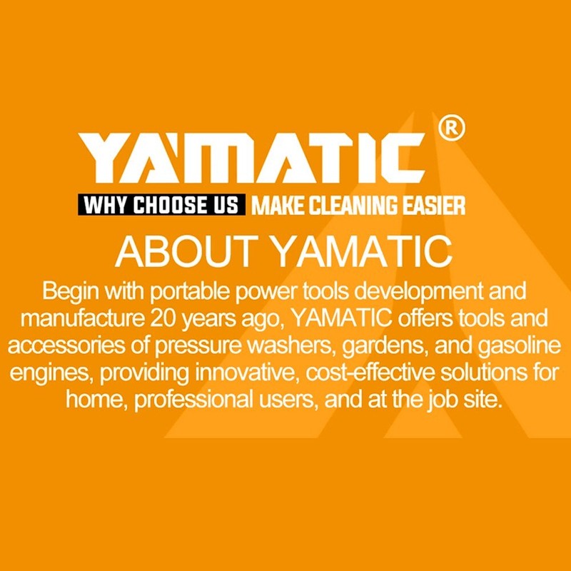 YAMATIC 3/4" Shaft Horizontal Anodic Oxidation Pressure Washer Pump 3400 PSI 7HP gallery