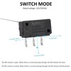 Coin Switch Wire 5A 125/250V AC 3 Foot 0.1A 30V DC Black 1PCS 107 Style: 307-2 gallery