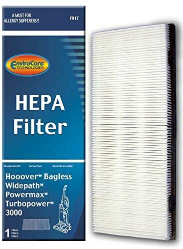 (1) Hoover Powermax Widepath HEPA w/activated Charcoal Filter, Bagless, Turbopow gallery