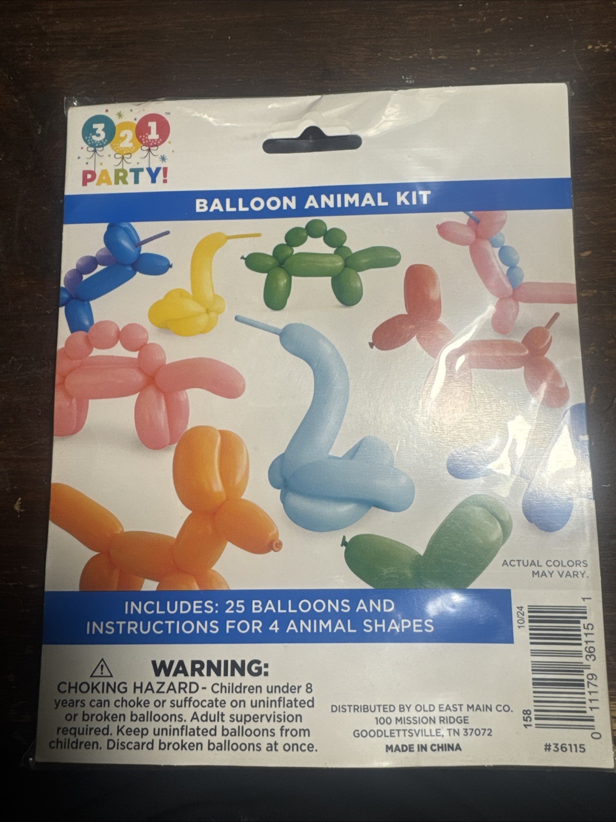 321 Party! Balloon Animal Kit, Assorted, 25 ct gallery