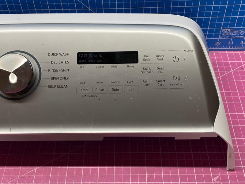 Samsung Washer Control Panel & UI Board (CRACK SEE PICS) P# DC97-21544G gallery