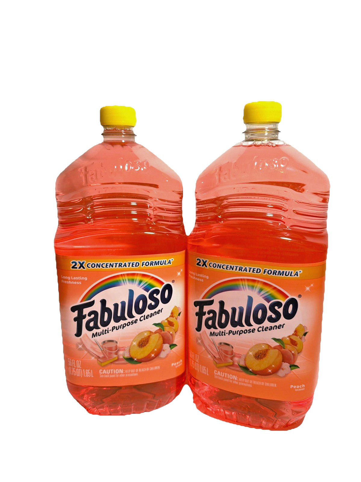 (2 PACK) Fabuloso All Purpose Floor Surface Cleaner, Peach Scent, 56 fl oz 10% D gallery