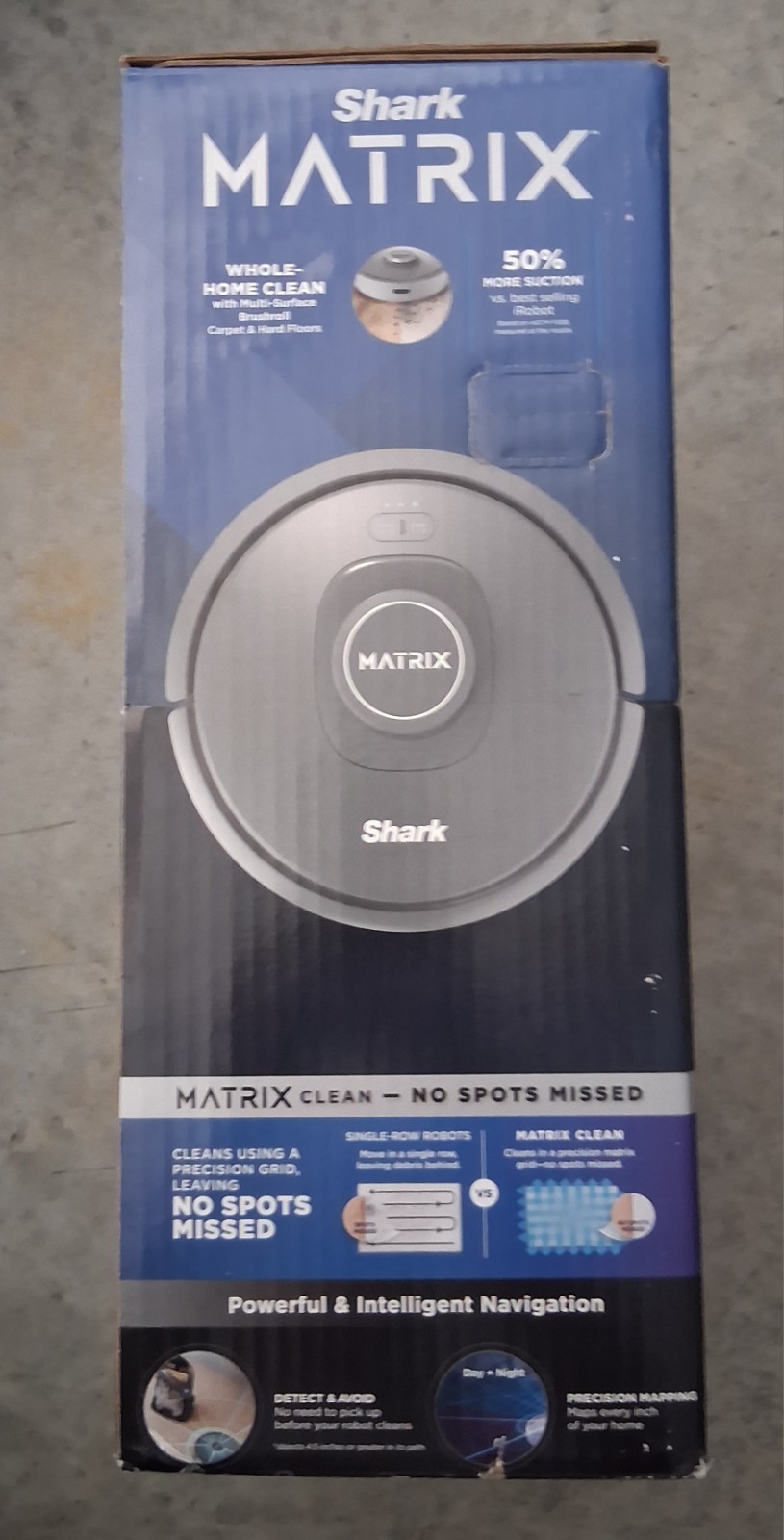 SHARK MATRIX ROBOT 50% more suction VS. best iRobot WHOLE-HOME CLEAN MULTI SURF. gallery