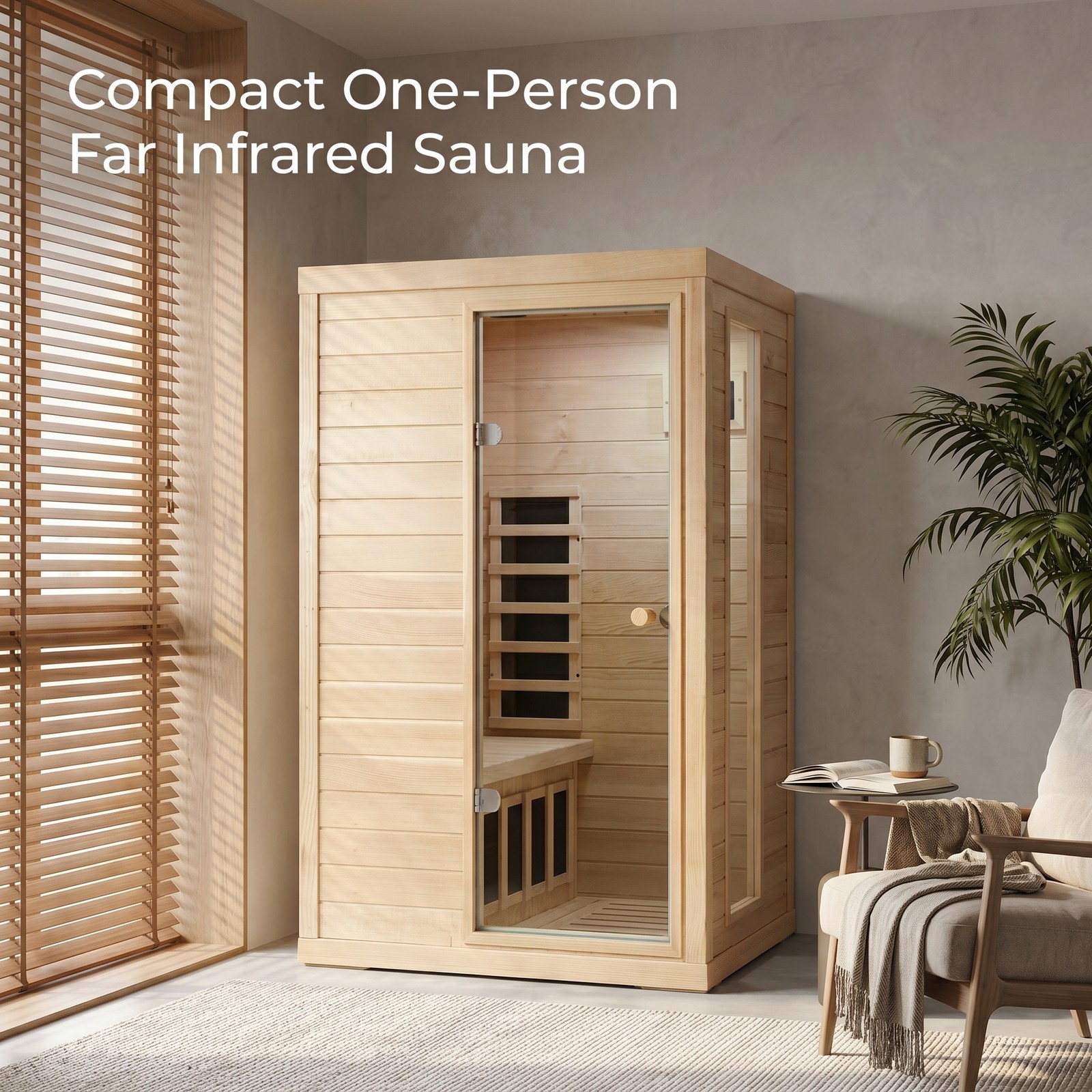 Far Infrared Sauna Door Canadian Hemlock gallery