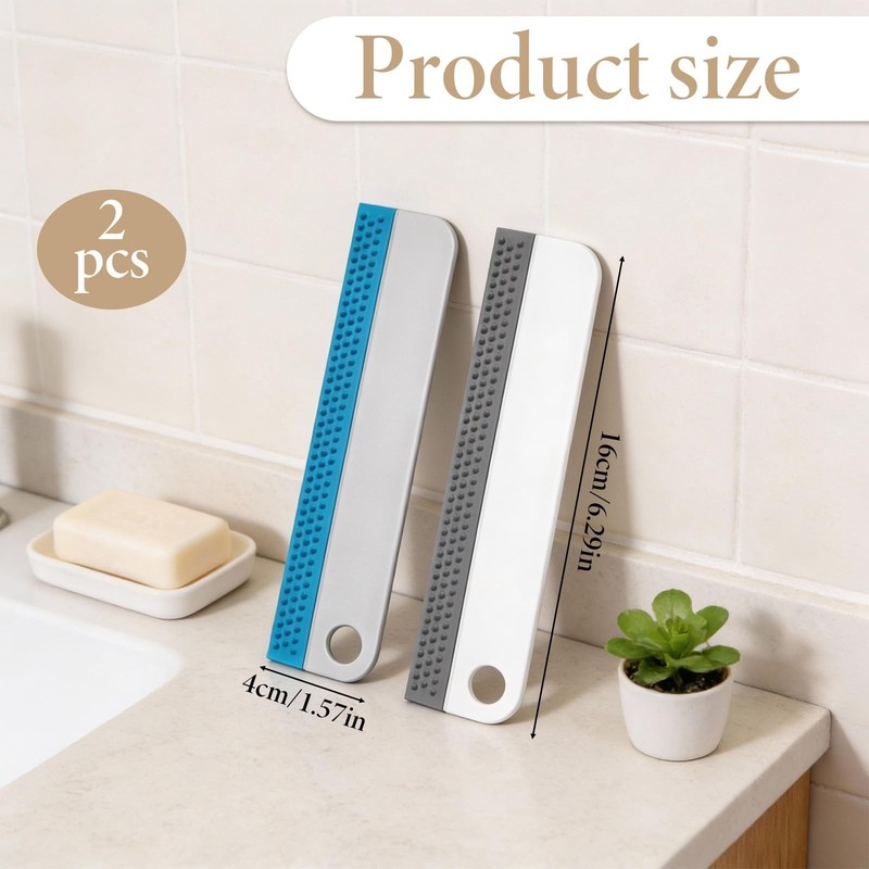 Small Rubber Squeegee 2 Pcs All-Purpose Mini Soft Rubber Window Squeegee Small S gallery