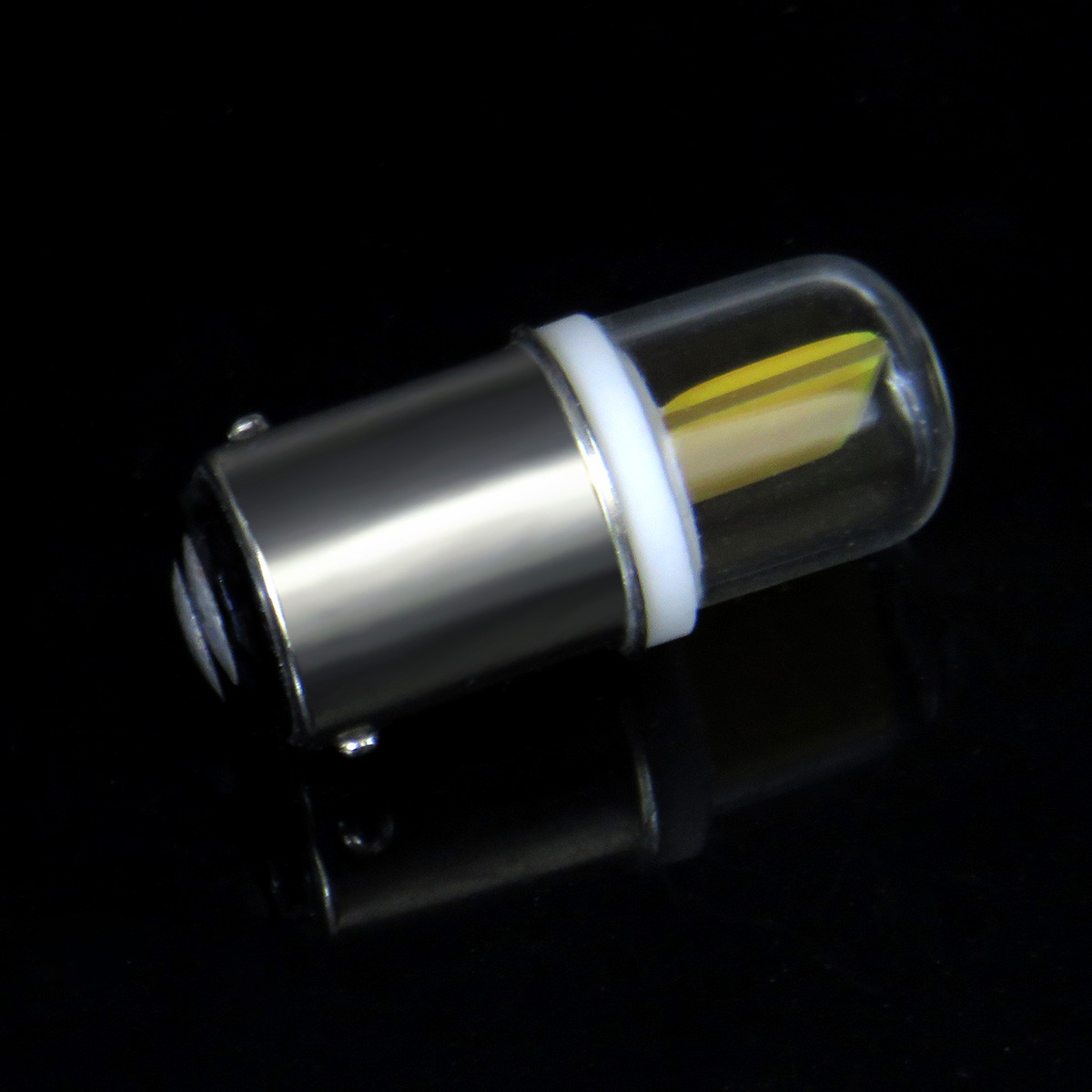 6pcs Ba15d B15 Bayonet Base LED Bulb 4W 400LM COB1511 110V 120V Daylight White H gallery